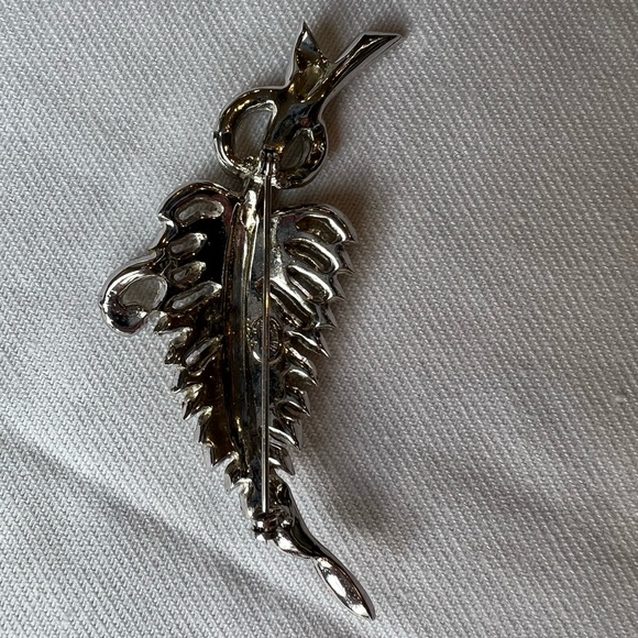 Joseph Wiesner Vintage Crystal Rhinestone Pin Brooch - Picture 5 of 5